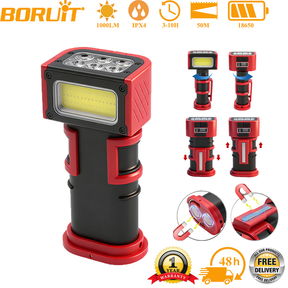 Fishing Equipment Carp - BORUiT COB LED Çalışma Işığı 1000LM