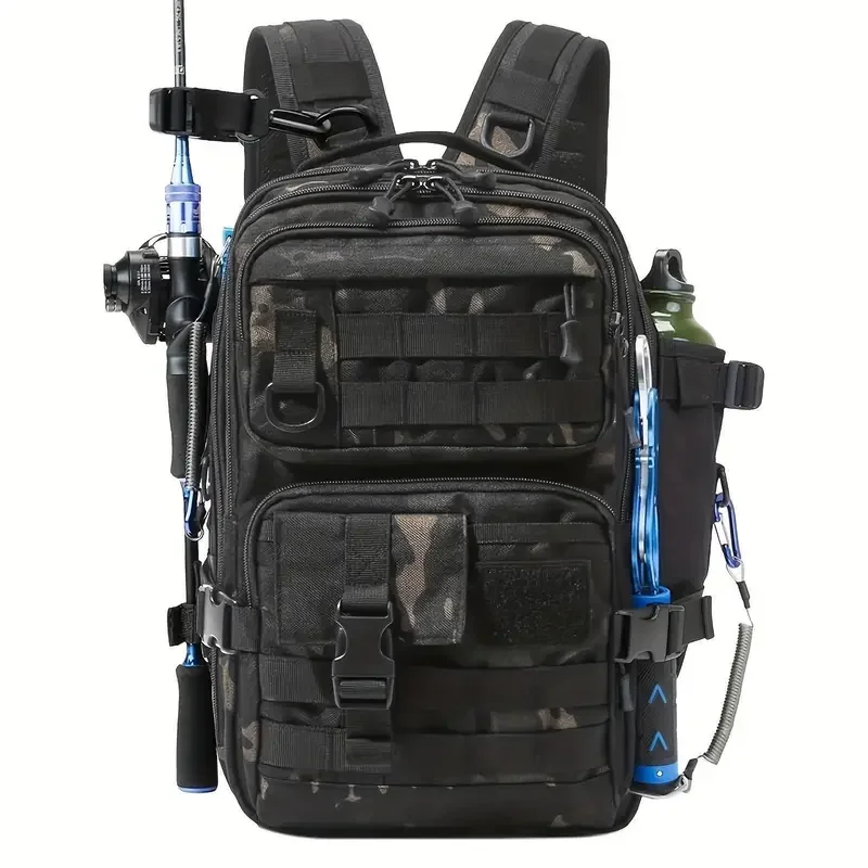 Fishing Equipment Bag - 1000D Naylon Su Geçirmez Balıkçılık Sırt