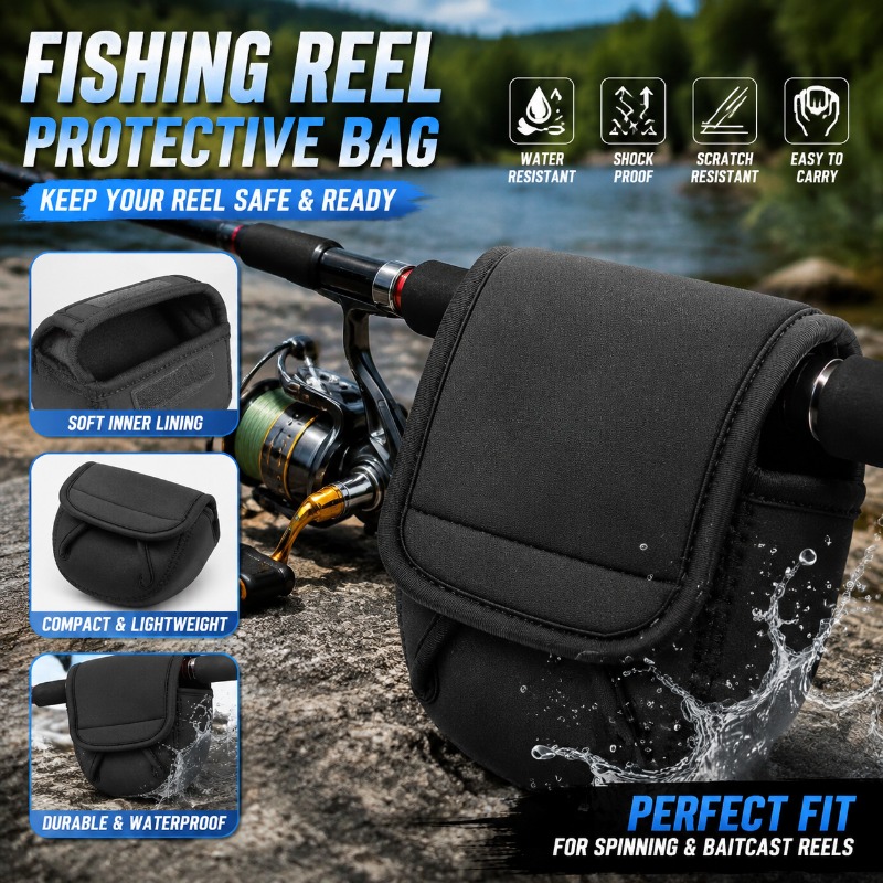 Fishing Equipment Bag - Balıkçılık Makarası Koruyucu Kılıf Çantası, 500-8000