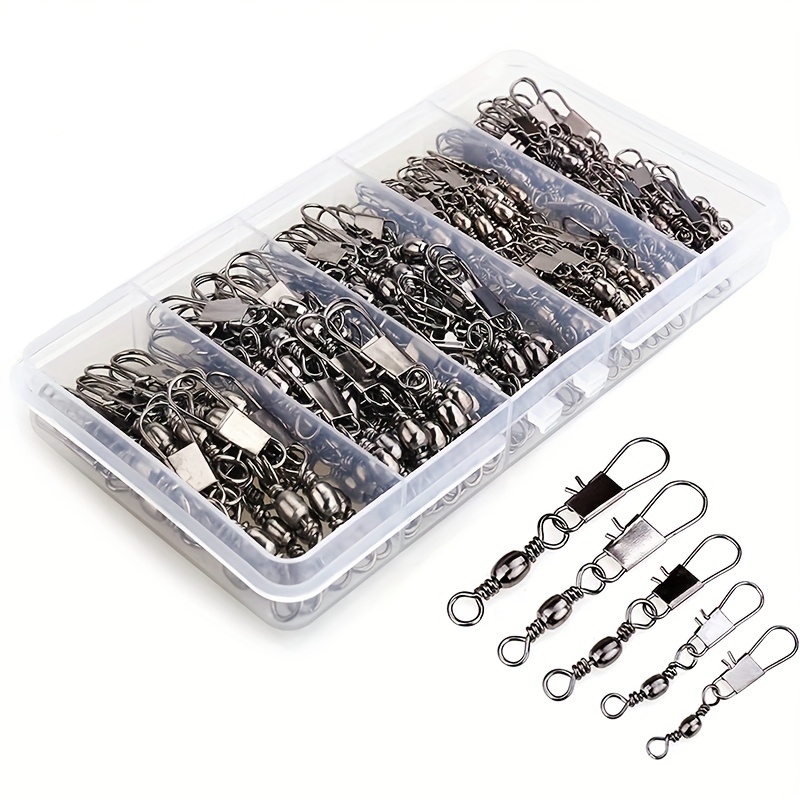 Ice Fishing Tip Up - 50/200 adet fırdöndülü olta aksesuarları, bilyalı