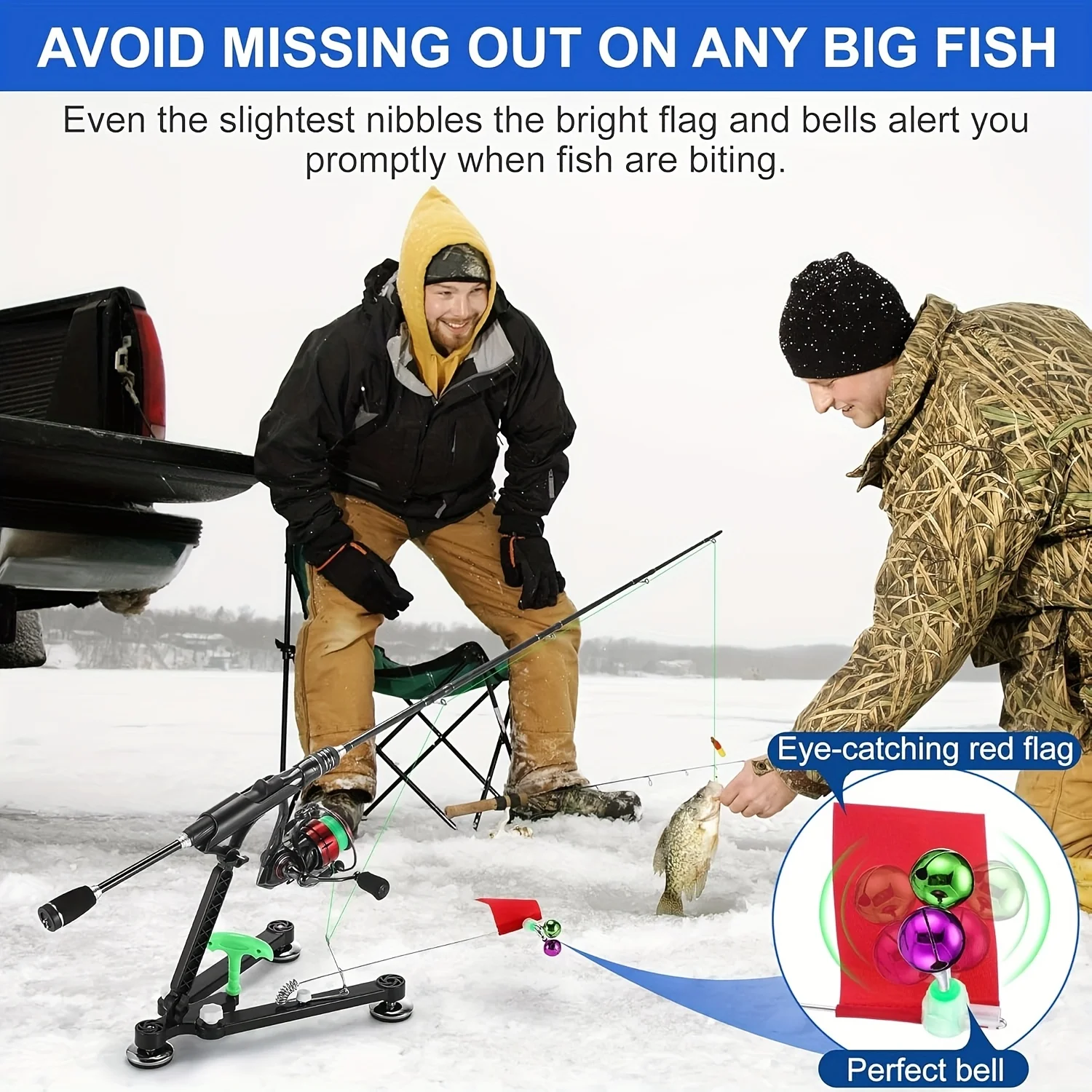 1 adet Buzda Balık Tutma Kamış - Ice Fishing Tip Up incelemesi ve fiyatı